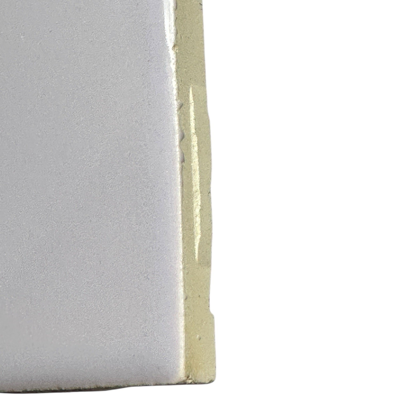 1 Pc Vintage 1950s Robertson Ceramic Tile 4 5/16 – 4 3/8″ Misty Lilac 380 Glossy