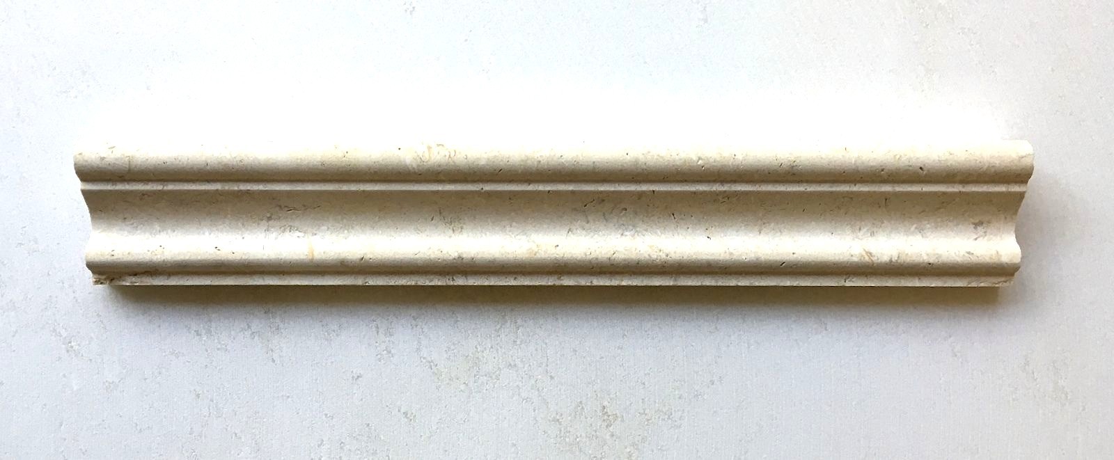 2X12 Jerusalem Stone Limestone Cornice Chair Rail Profile Molding Wall Trim