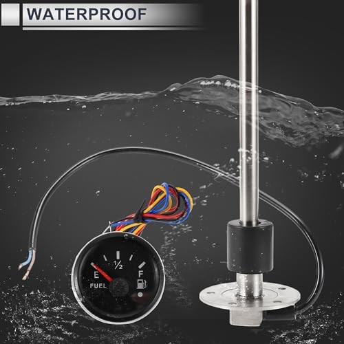 1set Fuel Sending Unit and Gauge Kit 11.81″ Length Boat Fuel Sending Unit