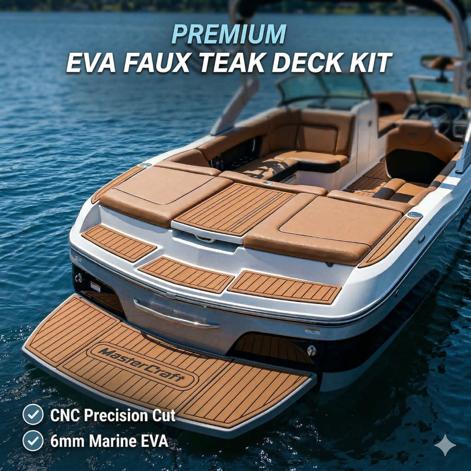 1999 Sea Ray 240 Sundancer SeaDek Style EVA Boat Flooring Deck Pads