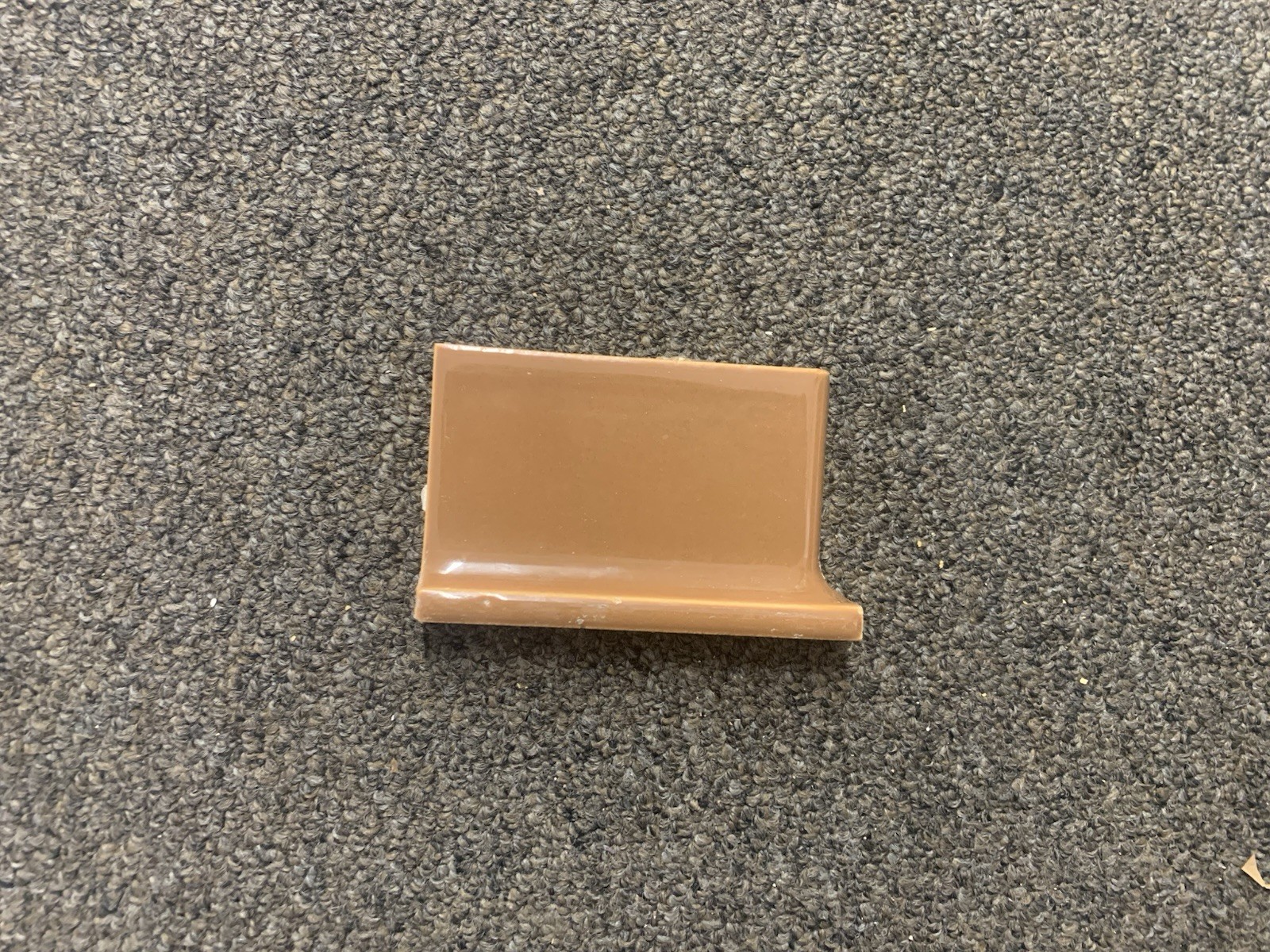 MCM Brown Ceramic Wall Edge Corner Tile 4 1/8″ x 2 7/8″