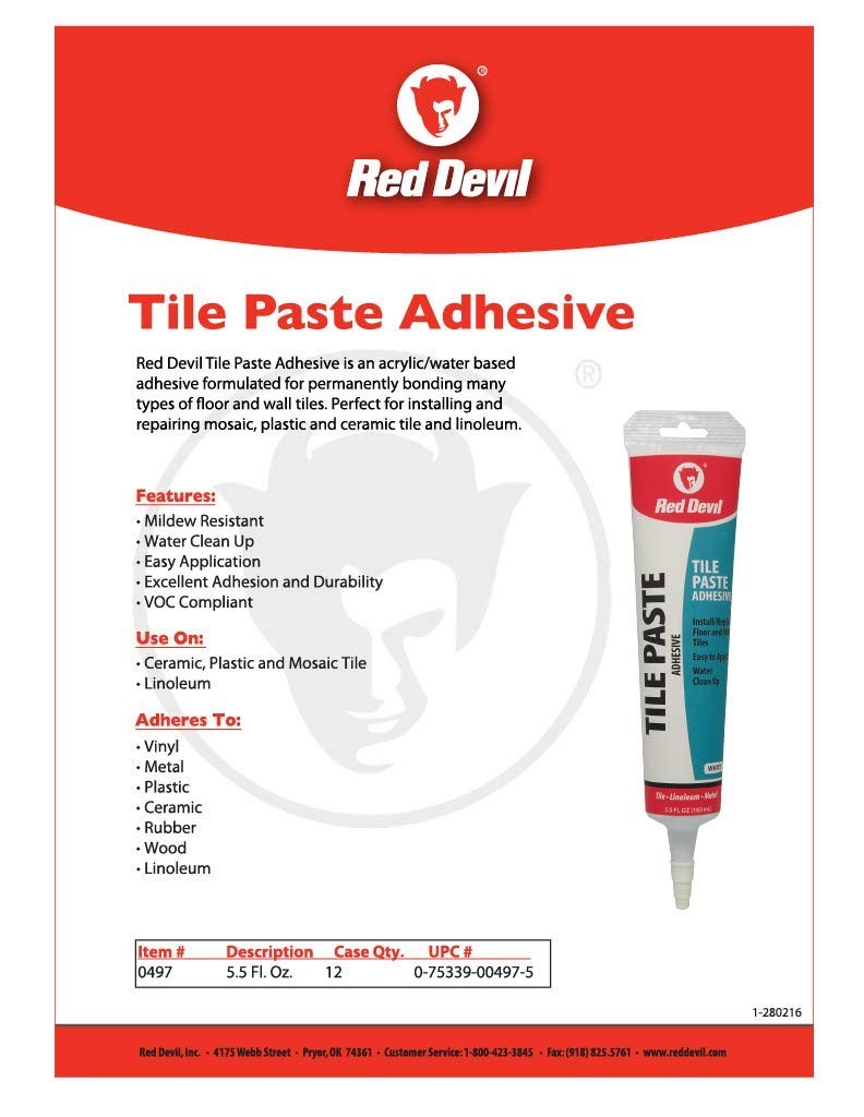 Tile Grout and Adhesive Bundle for Home Improvement – Easy Application, Strong H