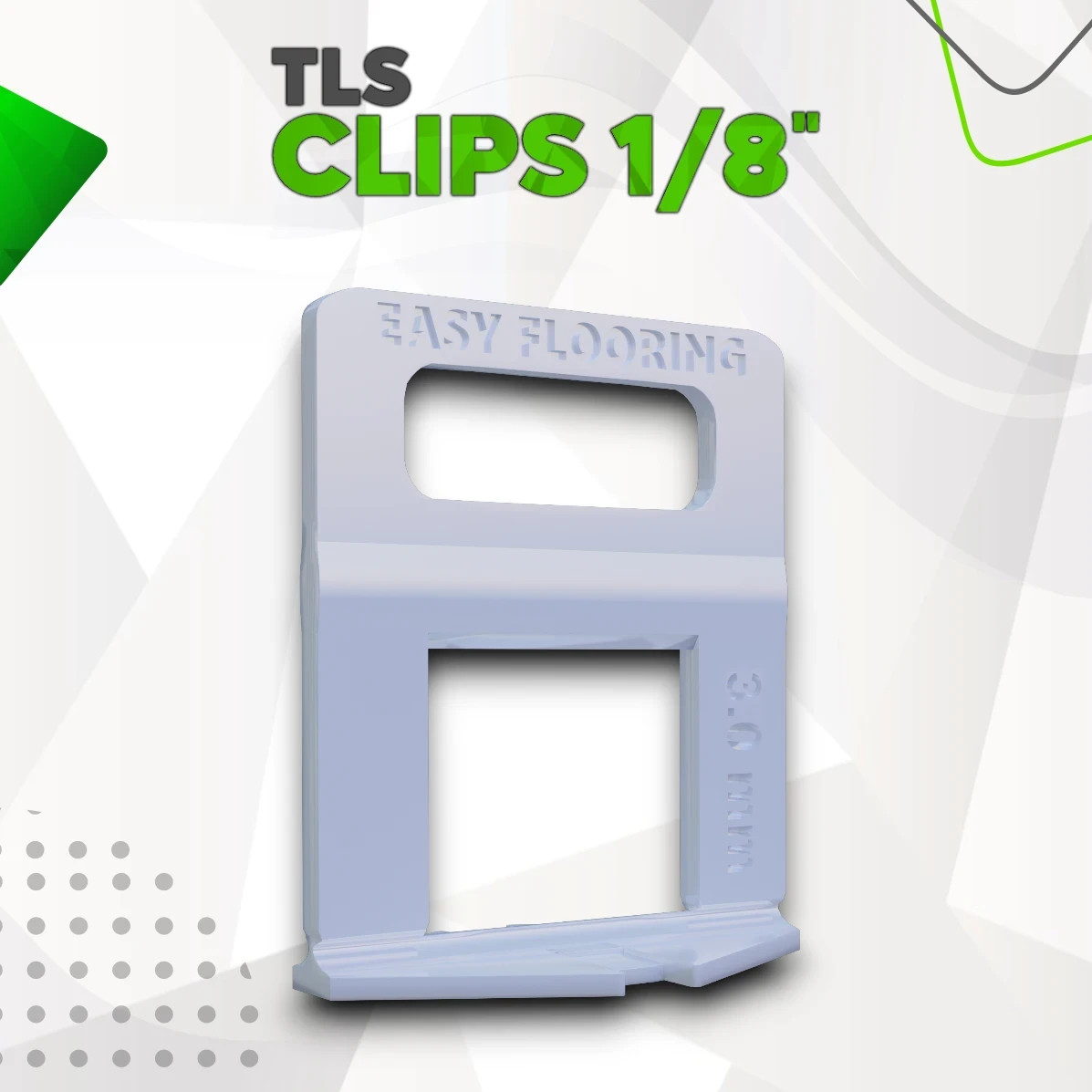 Tile Leveling System Clips 1/8″ (3.0 mm) – Standard Spacers