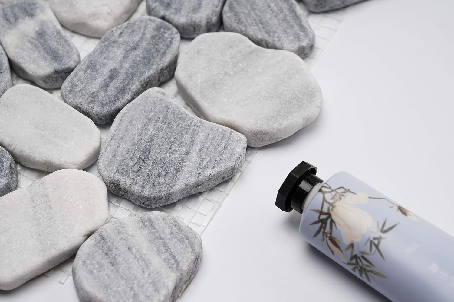 Marble Mosaic Tile for Kitchen Backsplash, Bath Bathroom Floor, Etc, River Rock