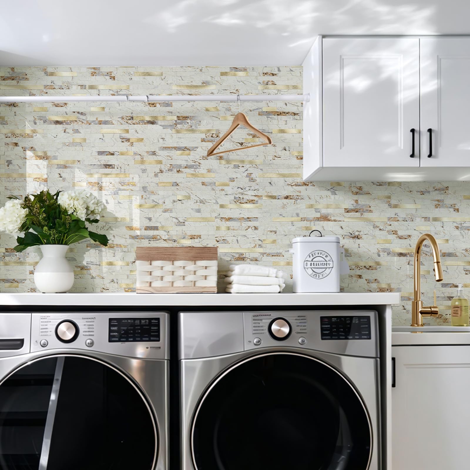 20 Sheets Peel and Stick Backsplash Tile, Stick on Backsplash for Kitchen and…