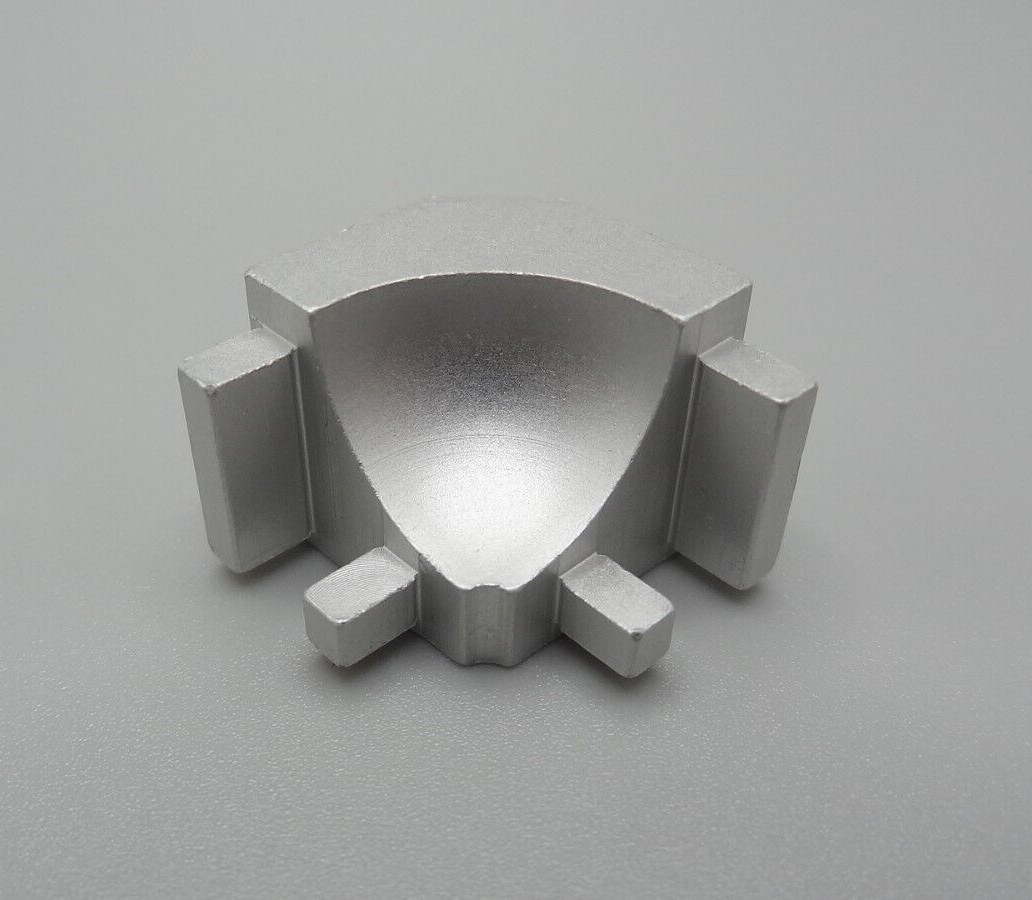 Schluter Dilex-AHK Satin Anodized Aluminum 1/2″ x 1″ Inside Corner 90 Degree