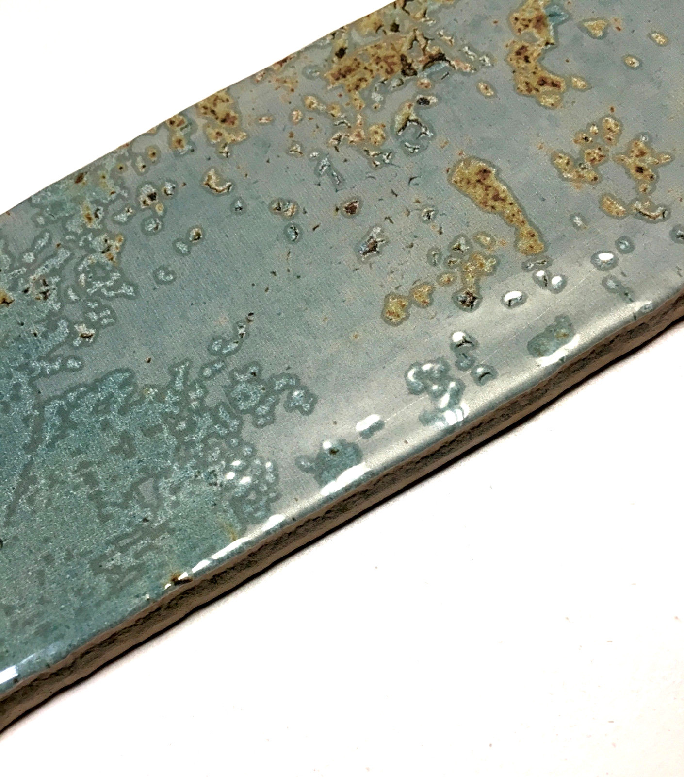 3×12 Palermo Collection Aqua Glazed Ceramic Wall Tile Backsplash Decor Bath