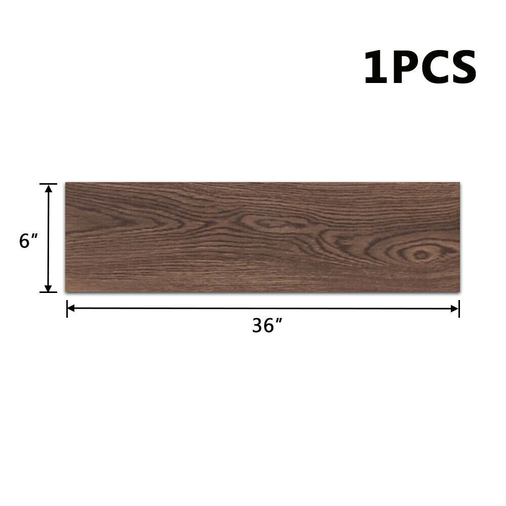36PCS 36″x6″ Self-Adhesive PVC Vinyl Floor Plank Wood Tiles Peel Stick 2mm Thick