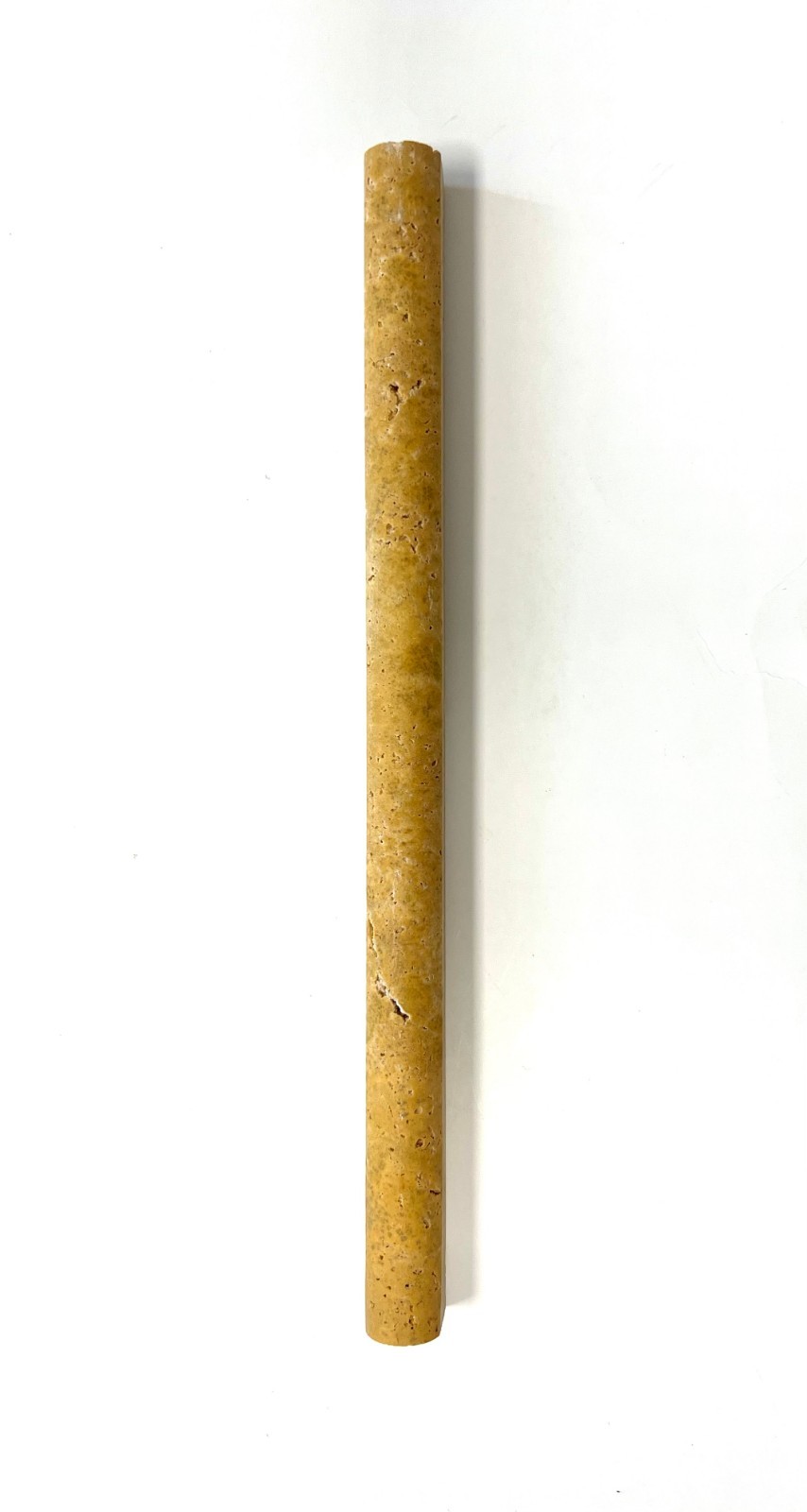 3/4″X12″ Gold Travertine Chair Rail Pencil Profile Molding Trim Piece Wall Tile