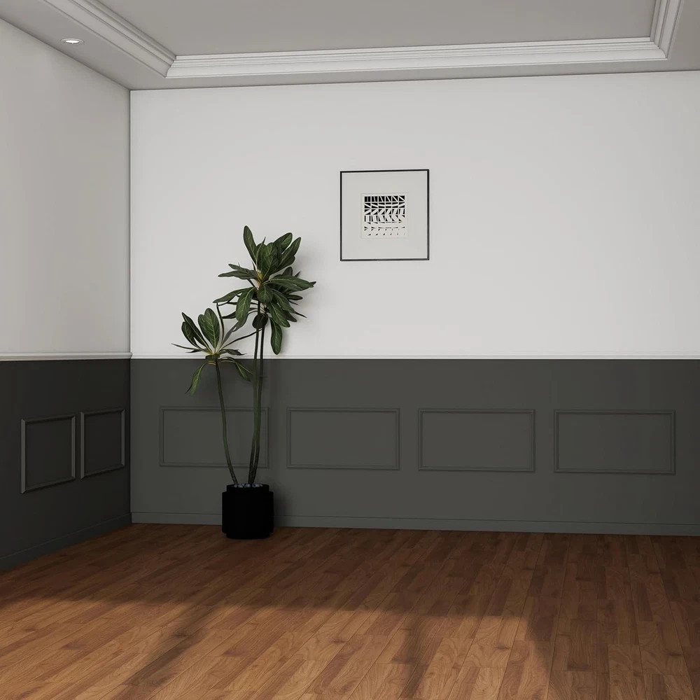6 Set Accent Wall Molding Kit Premade Wainscoting Panels Wall Molding Peel and S