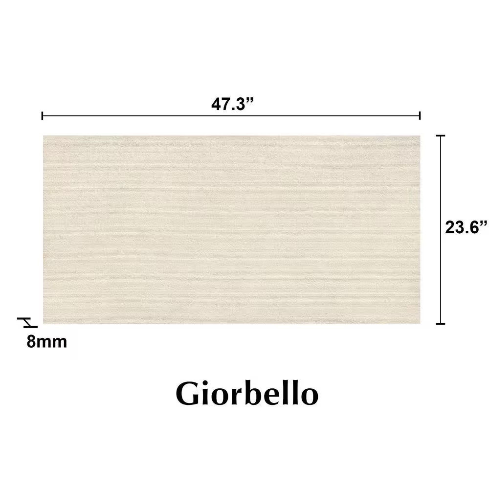 American Urban 24 In. X 48 In. Concrete Look Chiseled Porcelain Floor and Wall T