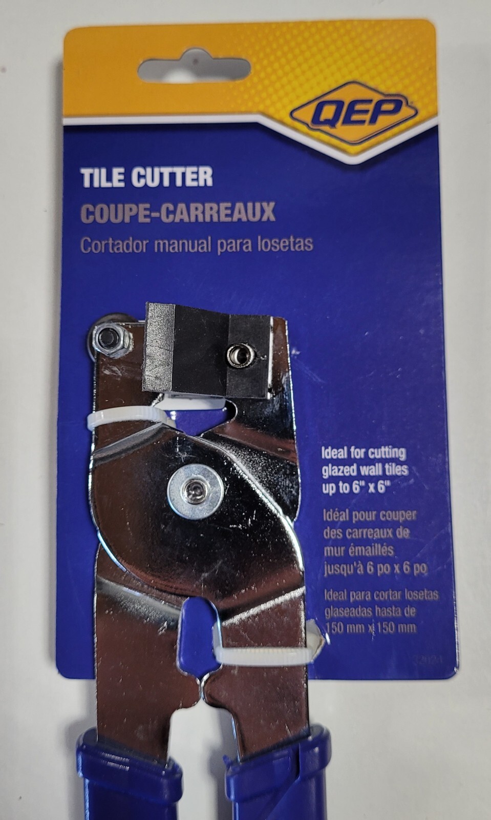 QEP Handheld Tile Cutter with Tungsten Carbide Scoring Wheel NEW (8B)