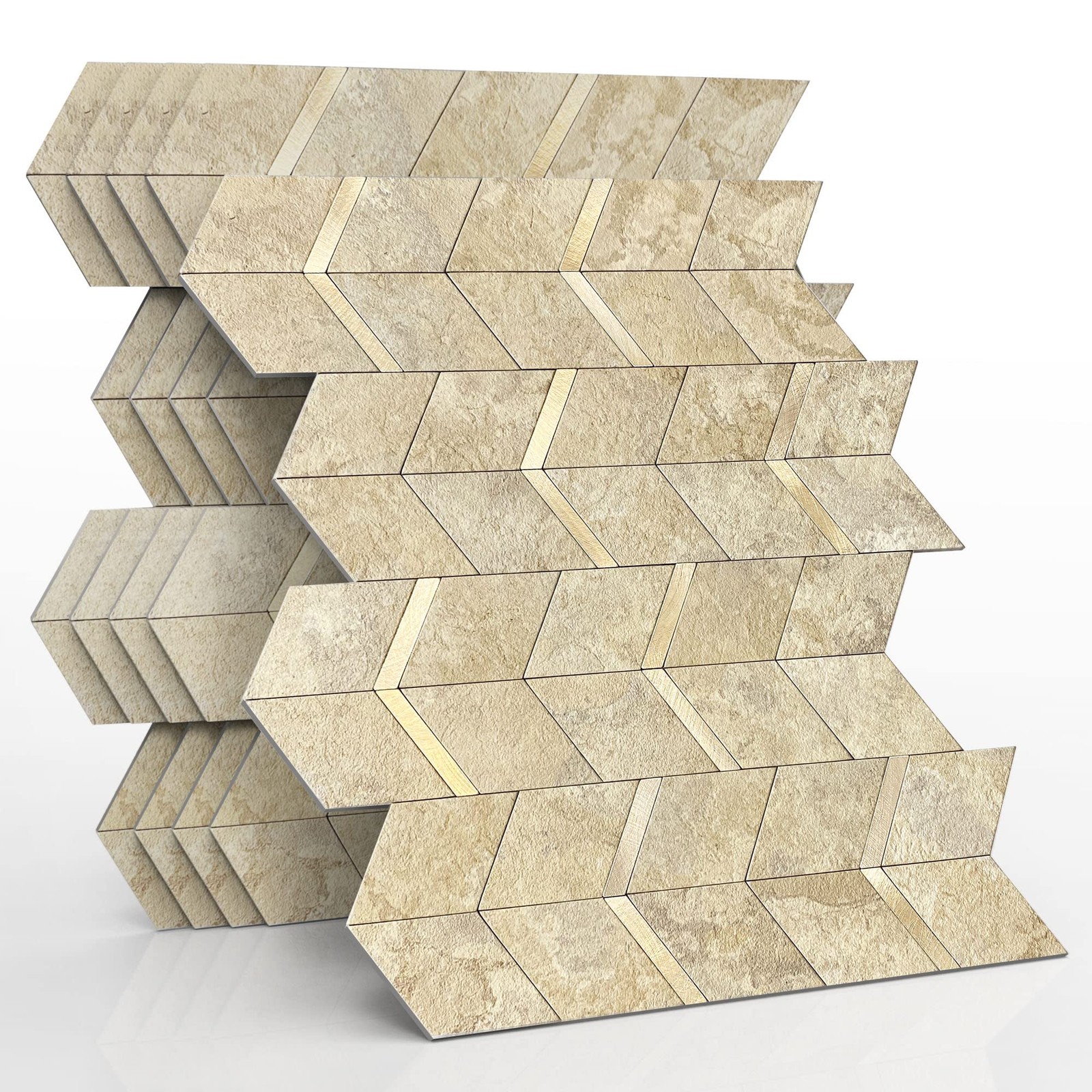 MOFIT Peel and Stick Backsplash for Kitchen,3D Wall Panel Peel and Stick Tile…