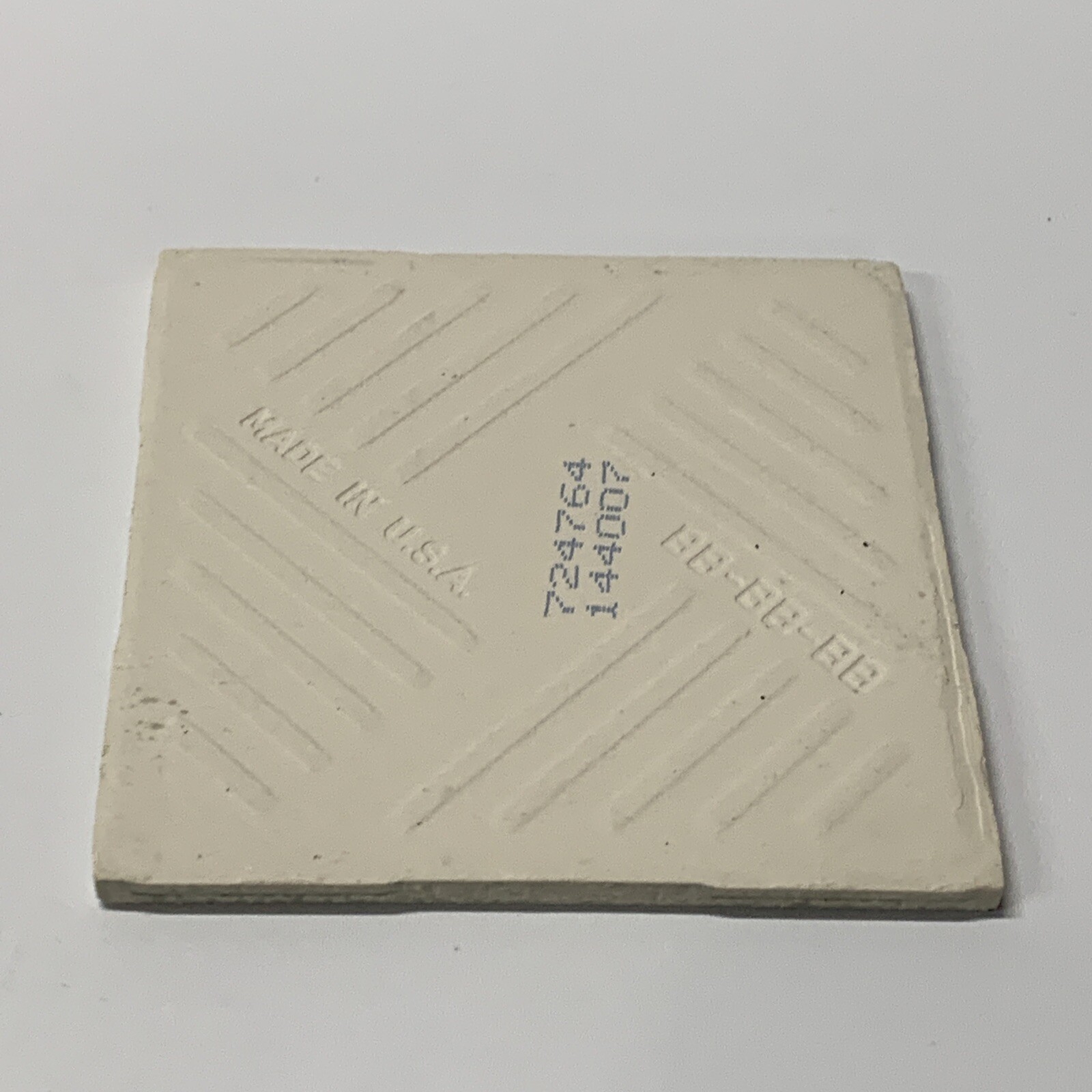 Sage Green Ceramic Tile 4 1/4 Vintage FT Mid Century Modern 4×4 Off Green