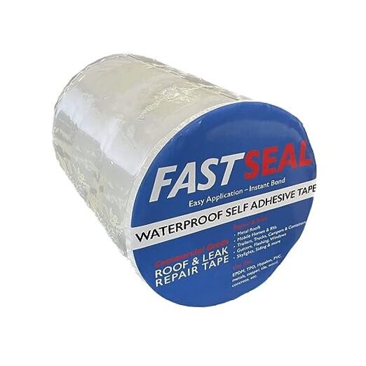RV Roof Tape, 12″ x 50′ White, RV Sealant Tape for Camper Roof Repair, Trailer