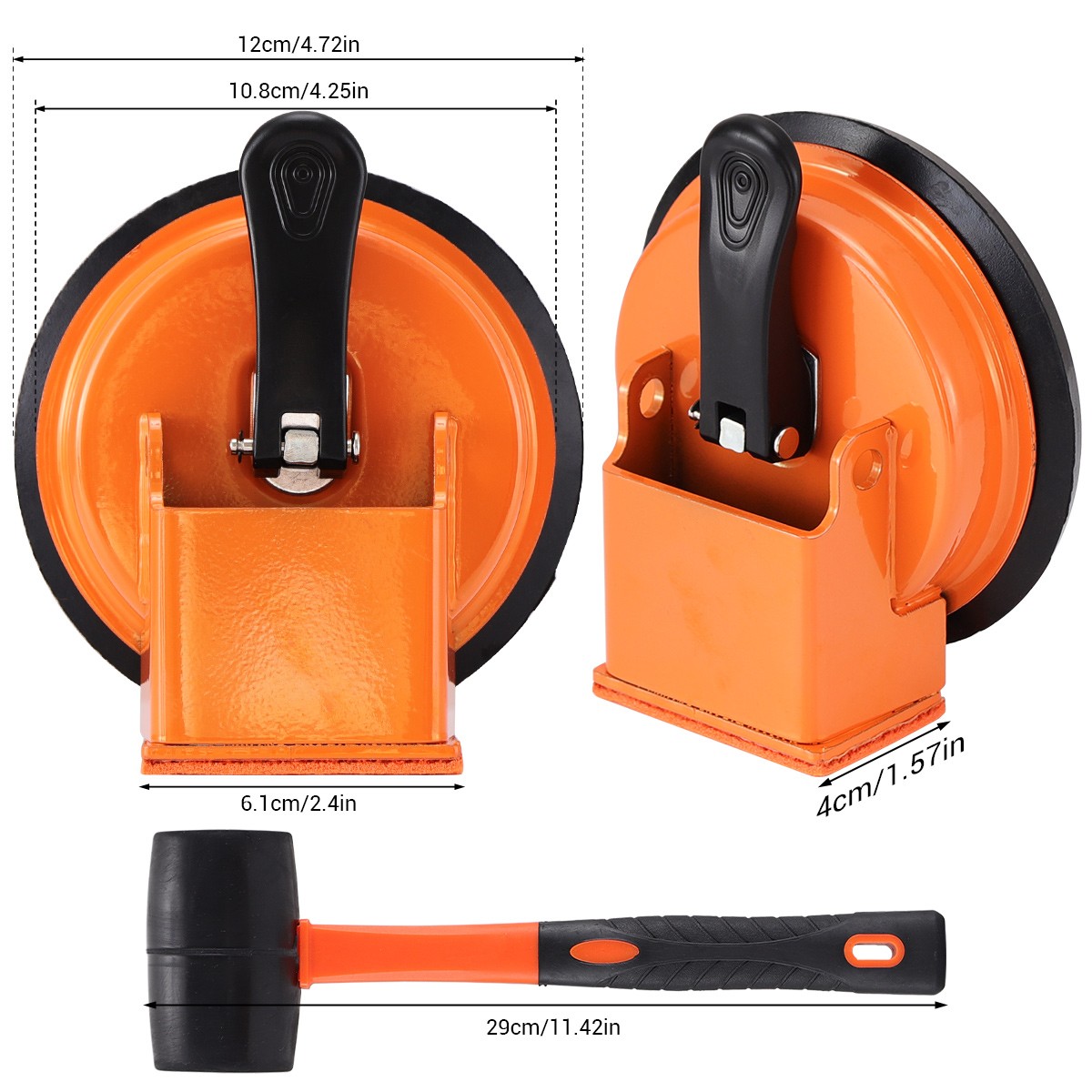 Heavy Duty Floor Gap Fixer Tool Plank Grabber with Suction Cup Floor Gap Repair