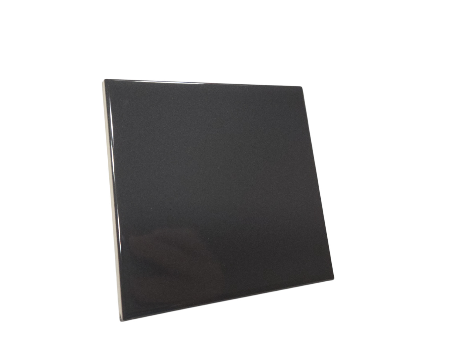 Dark Gray Ceramic Tile 4.25 in Subway Square Shower Backsplash Mid Century Grey