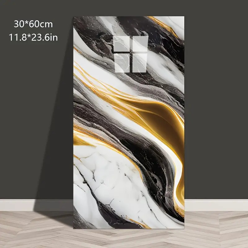 10 Sheet Wall Panels Peel and Stick Marble, 23.6″x11.8″ Bcksplsh Waterproof Tile