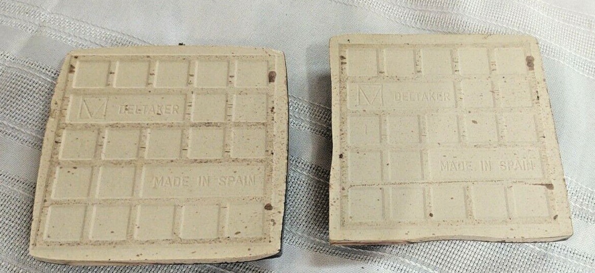 SILVER CERAMIC TILES MADE IN SPAIN WITH DECORATIVE GLASS FLOWERS