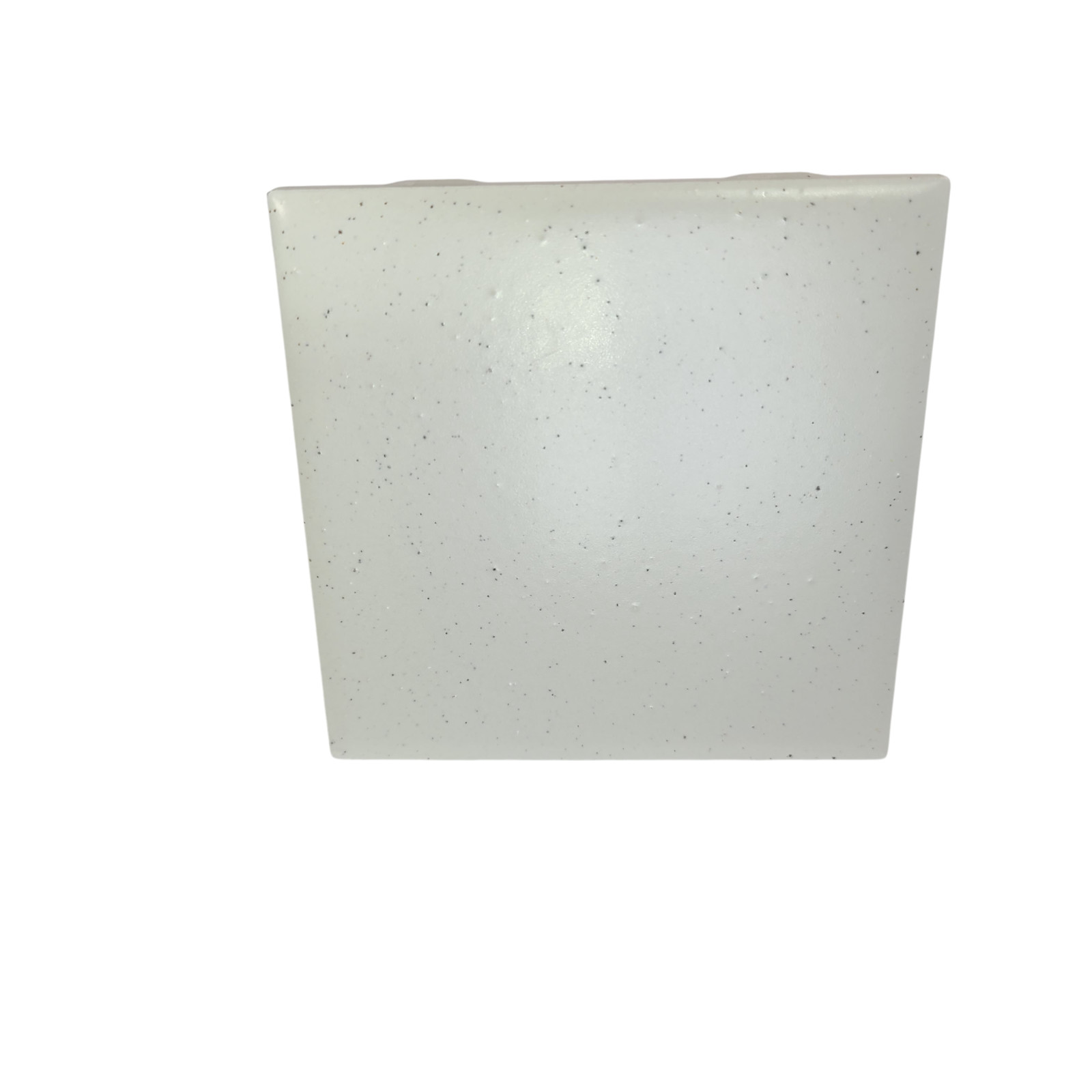 Freckled 4.25 in Ceramic Tile Specs Dots Subway Square Vintage Off White Matte