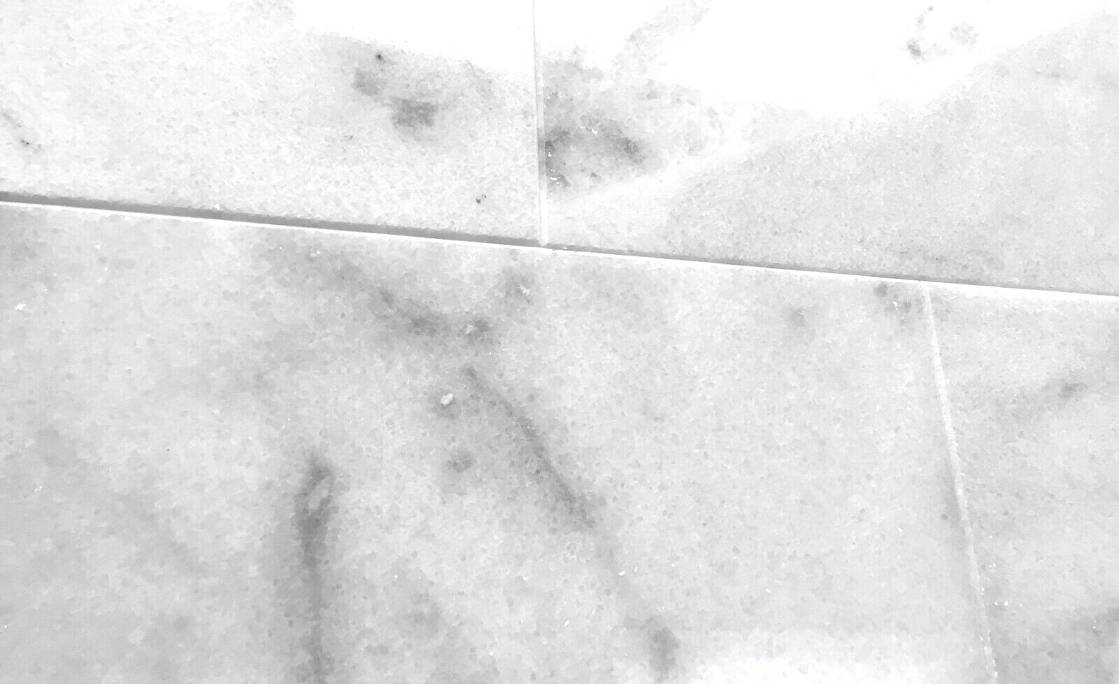 Carrara White 6×12 Polished Straight Edge Marble Tile Backsplash Kitchen Bath
