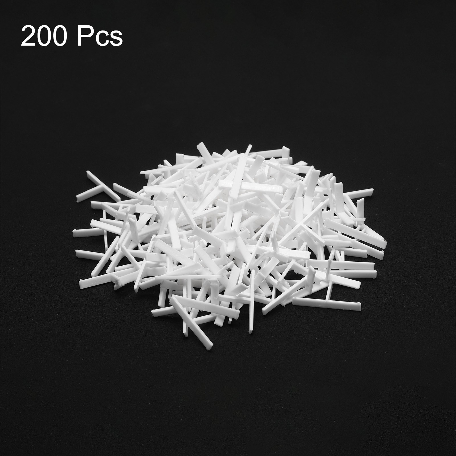 200pcs Tile Spacers 1mm Hard Plastic T Type Tiles Leveler Spacer for Ceramic