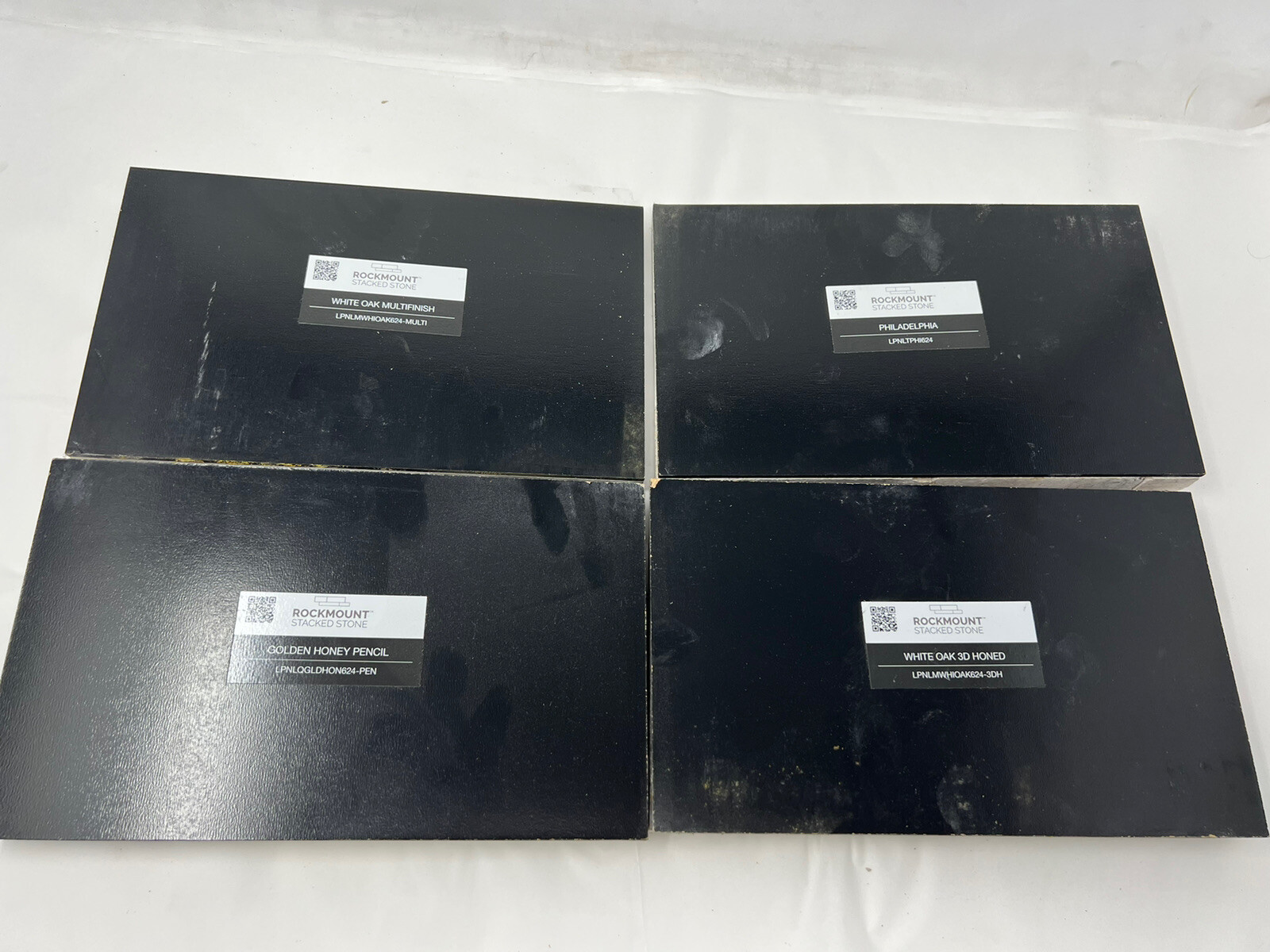 (13 Samples) 10″ x 5″ ROCKMOUNT STACKED STONE COLLECTION SAMPLE SET SEE COLORS!!
