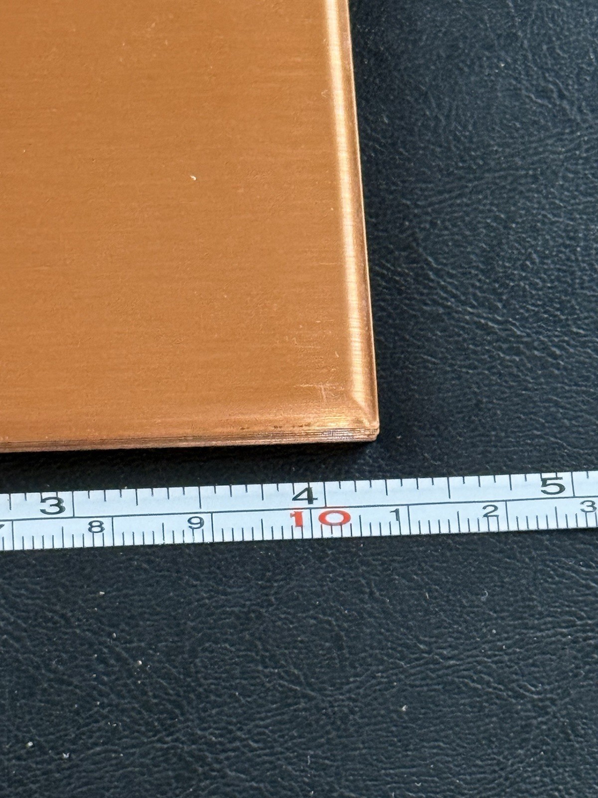 COPPER Square Tile 4×4 inch Vintage Smooth Brushed Kitchen Bathroom Backsplash