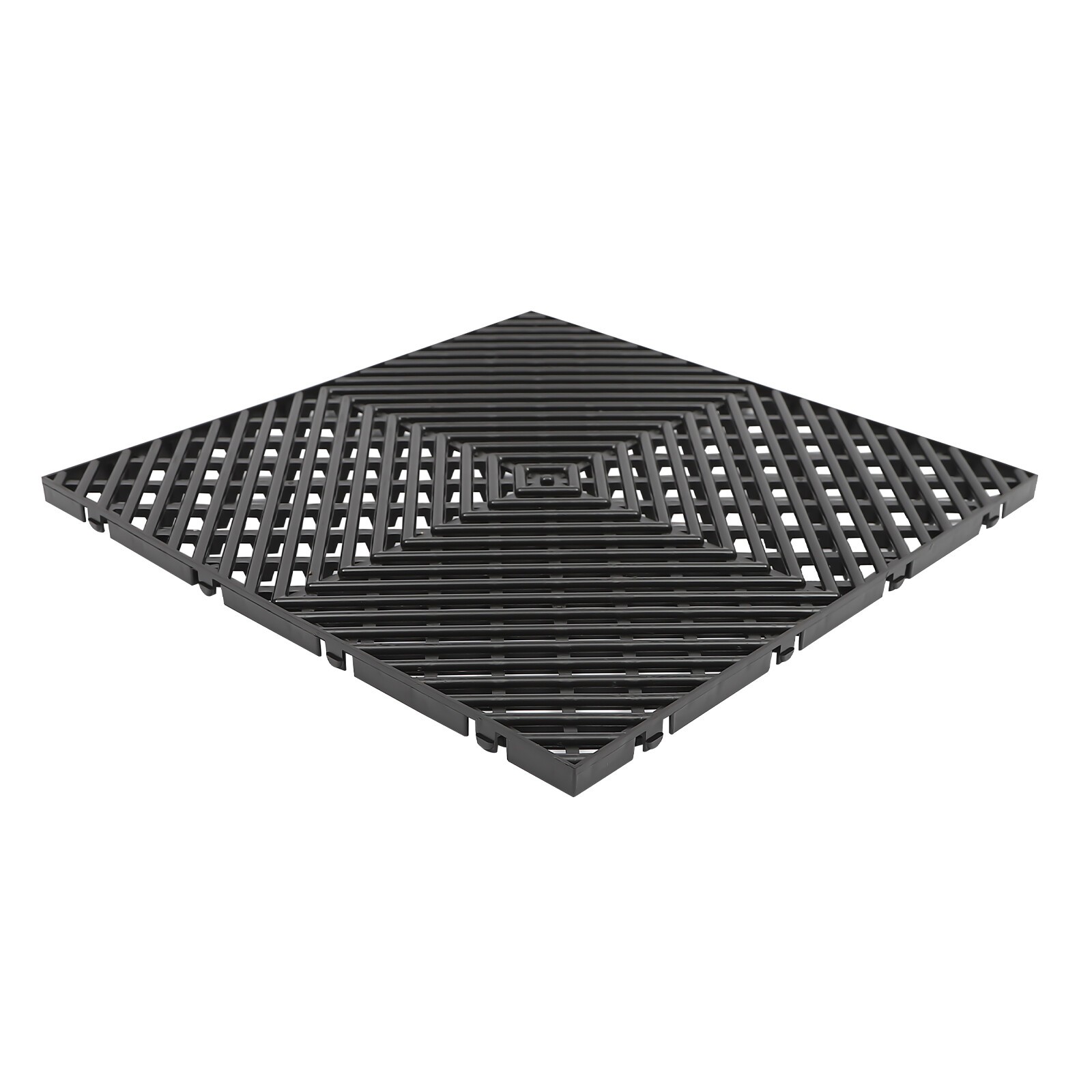 New Interlocking Garage Floor Tiles 25/55 PCS Deck 12″x12″ Snow Water Drainage