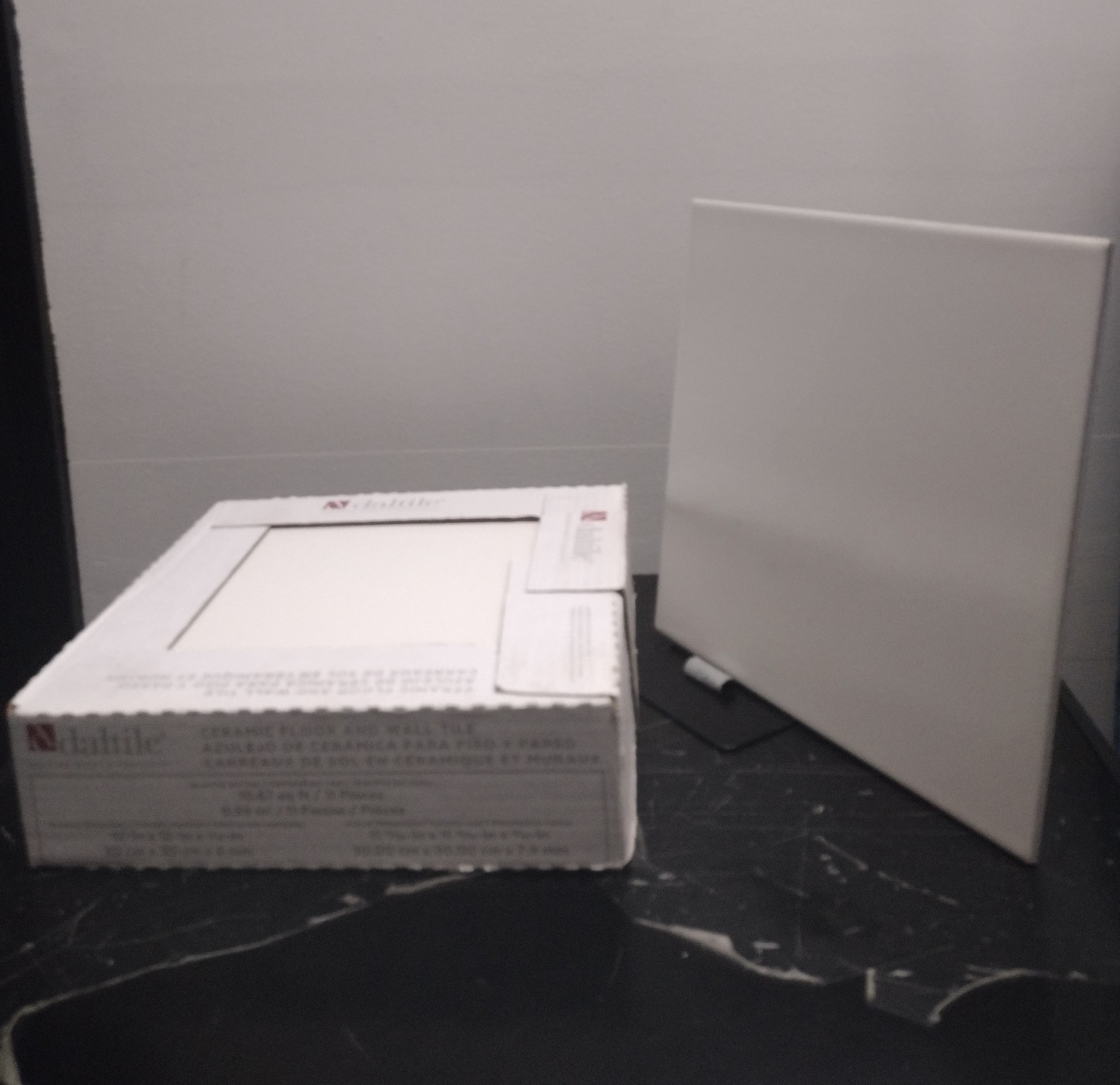 Lot of 11 Unopened Cases-Daltile Glacier White 12×12 Ceramic Tile-LOCAL PICKUP