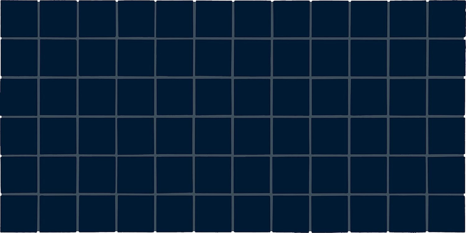 Navy Semi-Gloss 2″ x 2″ Ceramic Mosaic for Backsplashes & Walls (12 PC)