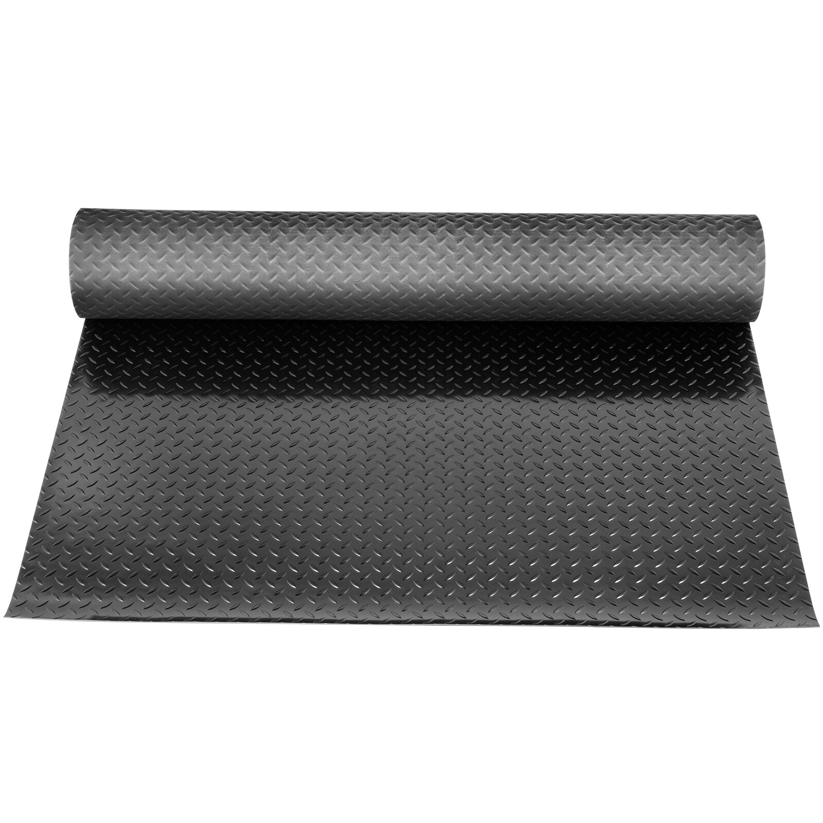 Universal Garage Flooring Mat Trailer Floor Covering Raised Mat 14.7×3.6’x2 Roll