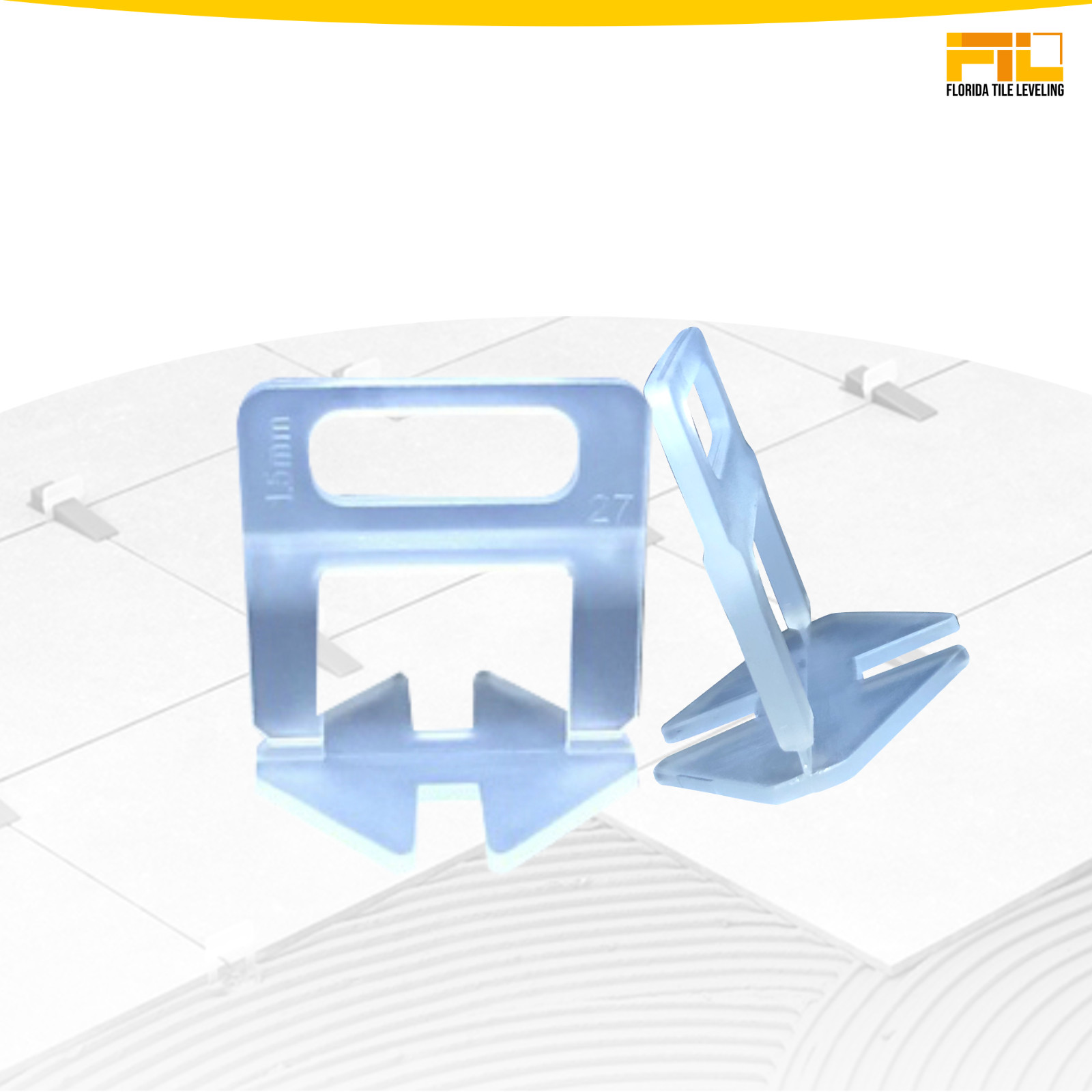 Tile Leveling System Clips 1/16 1.5mm 3.000Pcs Tile Spacer Tiling Tool