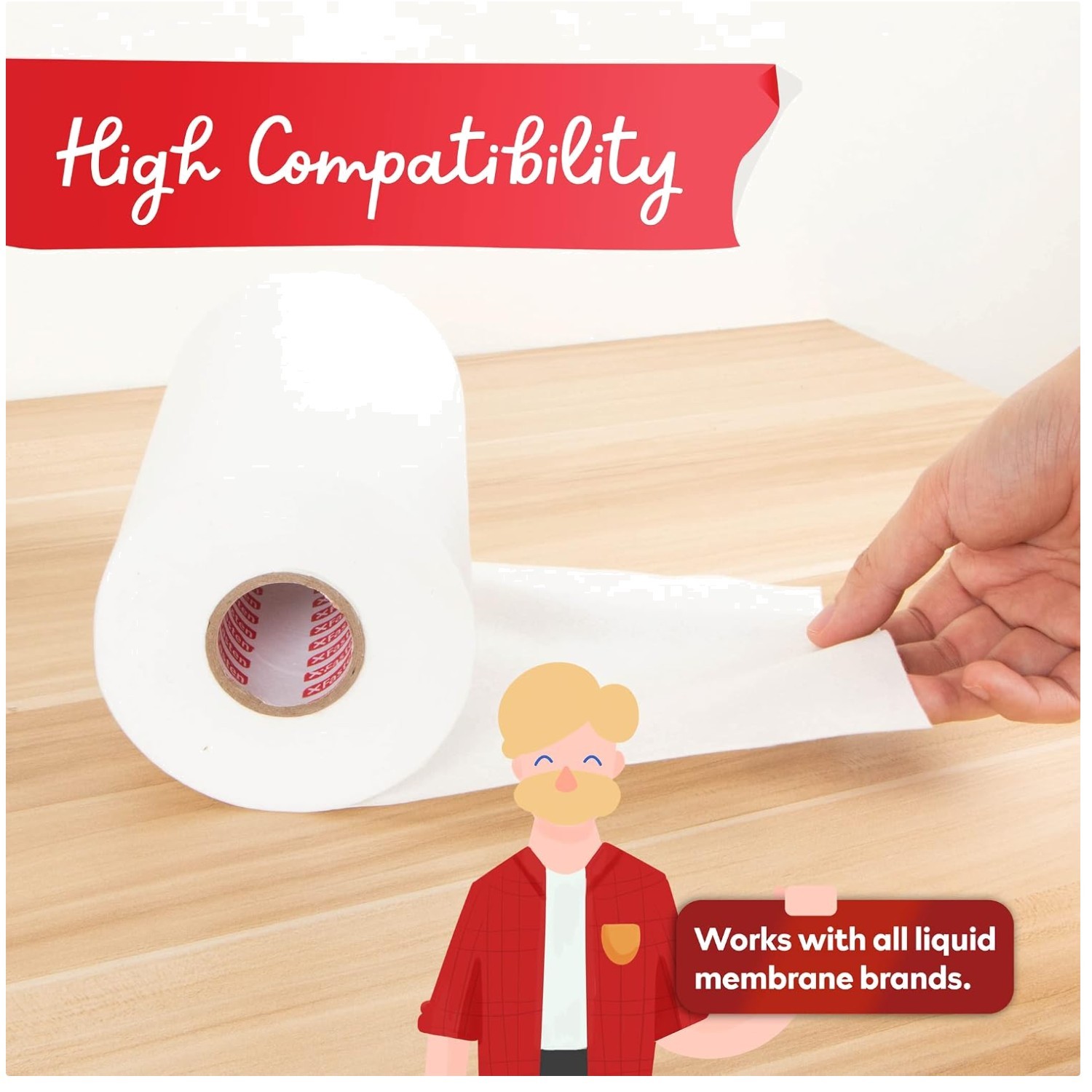 3.3ft x 33ft Waterproof Membrane Tape