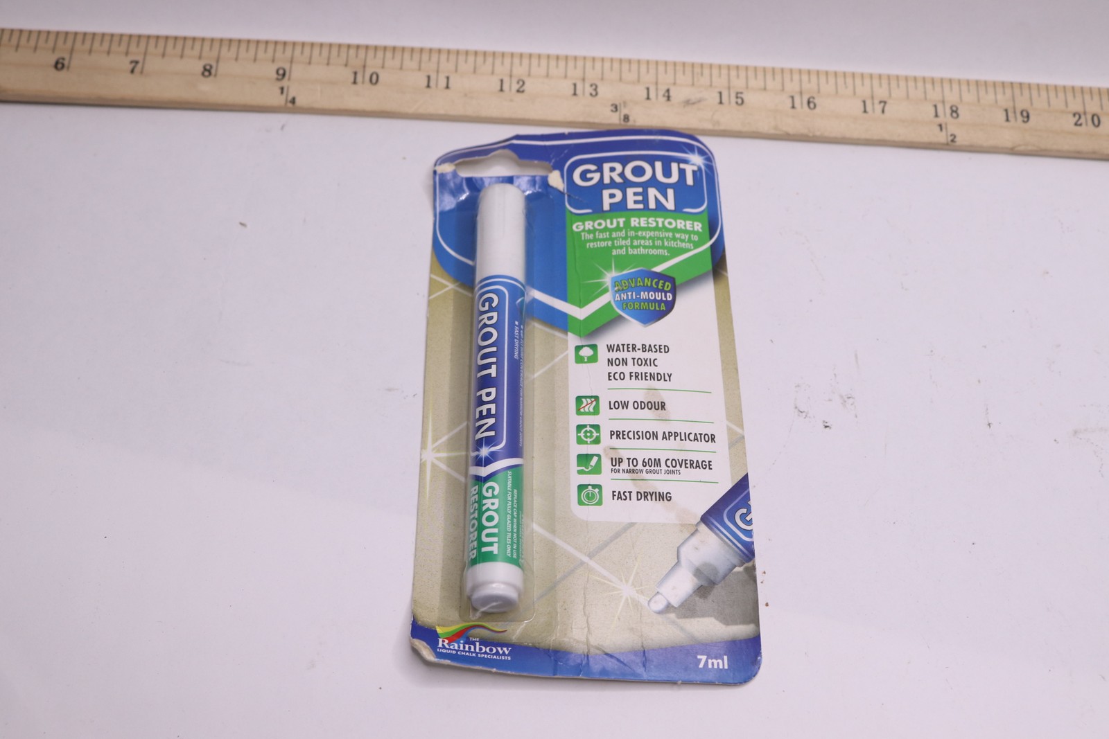 Rainbow Chalk Grout Pen White Tile Paint Marker Waterproof Colorant and Sealer