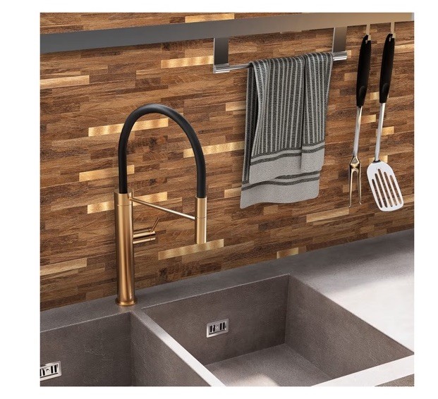 Midcard 10 Sheets Peel and Stick Backsplash PVC Wall Tile