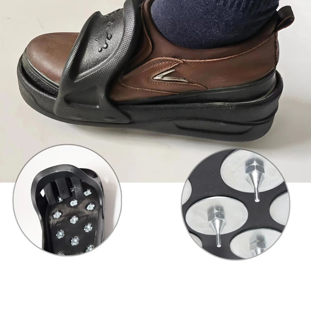 1 Pair Flexible Spiked Shoes for Epoxy Floor Coating Epoxy Paint Self-Leveling