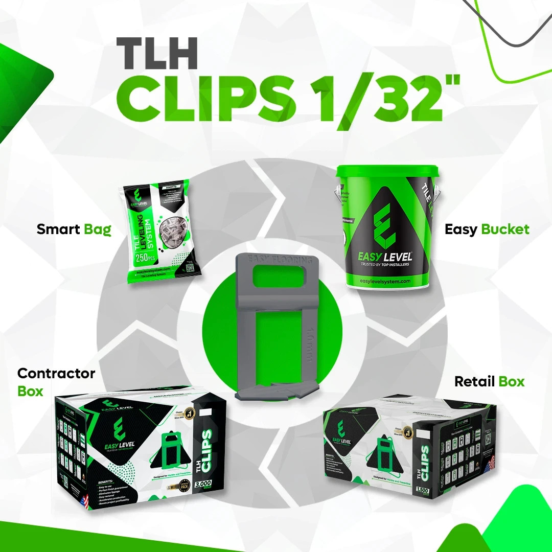 Marble Leveling Clips 1/32″ – Medium Height Pieces