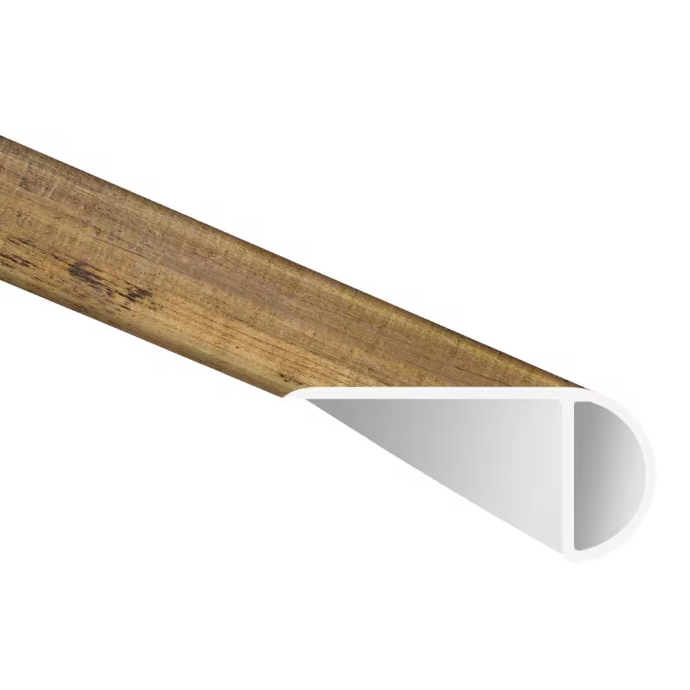 Aged Hickory 3/4 In. Thick X 2 3/4 In. Wide X 94 In. Length Luxury Vinyl Stair N