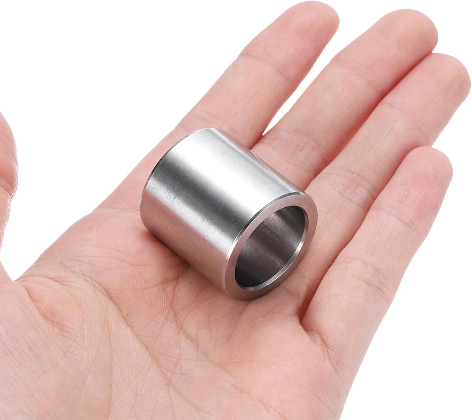 uxcell 10pcs Stainless Steel Spacer 3/4″ Bore x x 1″ x 1″, Silver tone
