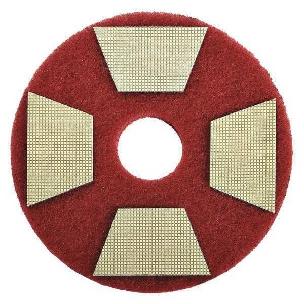 3M 86018 Polishing Pad, Gold, Shape Trapezoid, Pk4