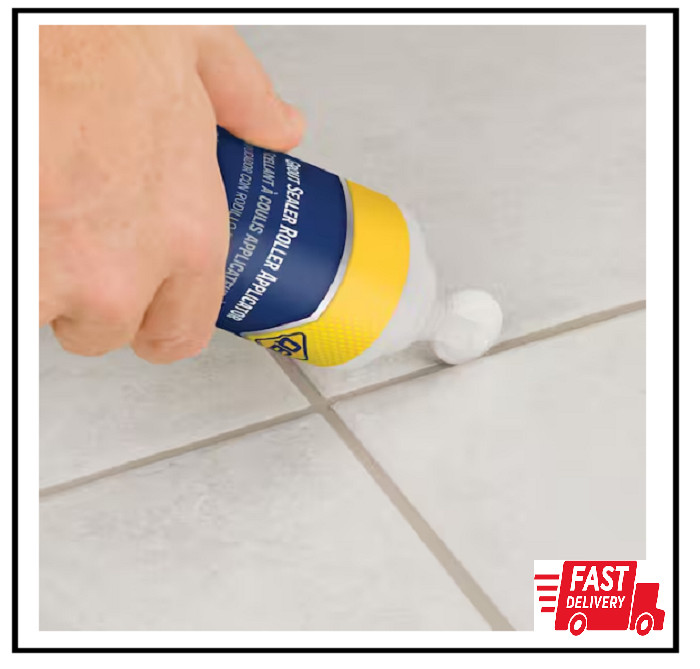 12 Oz. Grout Sealer Applicator Roller Bottle with 2 Wheels