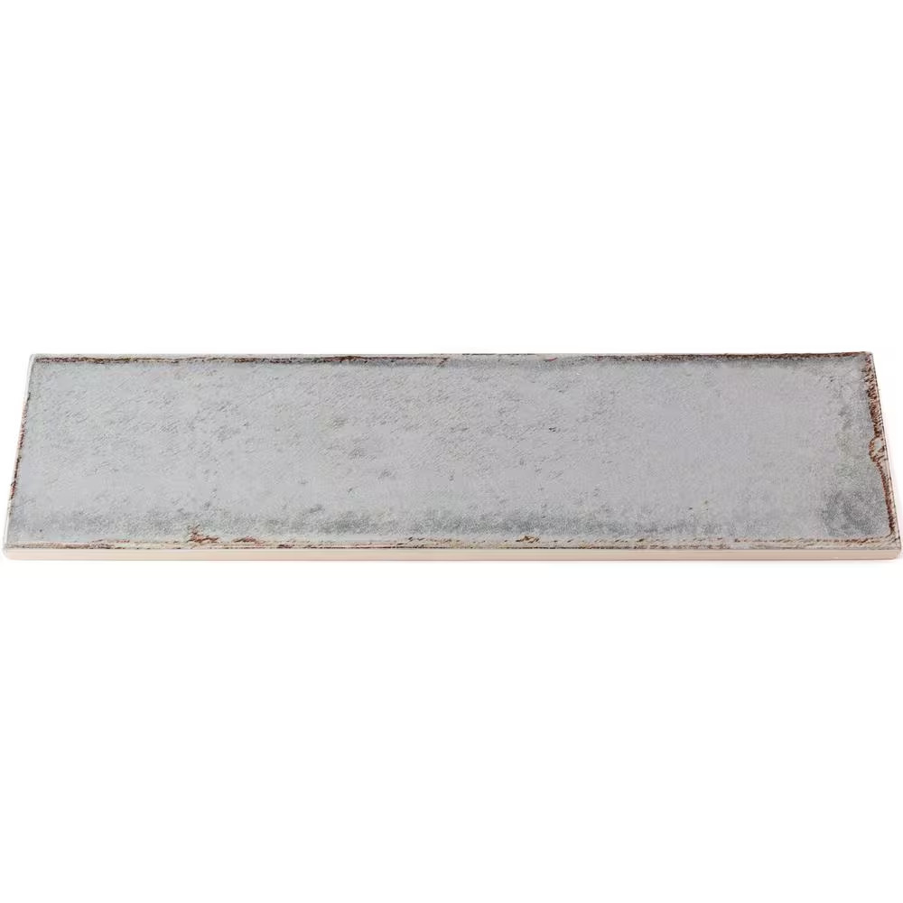 Moze Gray 3 In. X 12 In. 9 Mm Ceramic Wall Tile (22-Piece) (5.38 Sq. Ft./ Box)