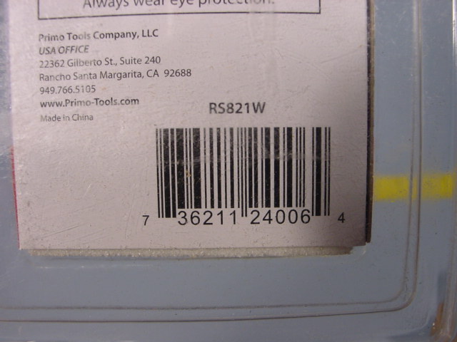 *Primo RS821W Rubbing Stone Used to Smooth Rough Edges on Cut Tile and Stone