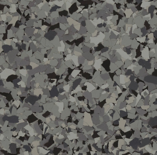 Nightfall 1/4″ Vinyl Flakes (FB-715) for Epoxy Floors – 40 lbs