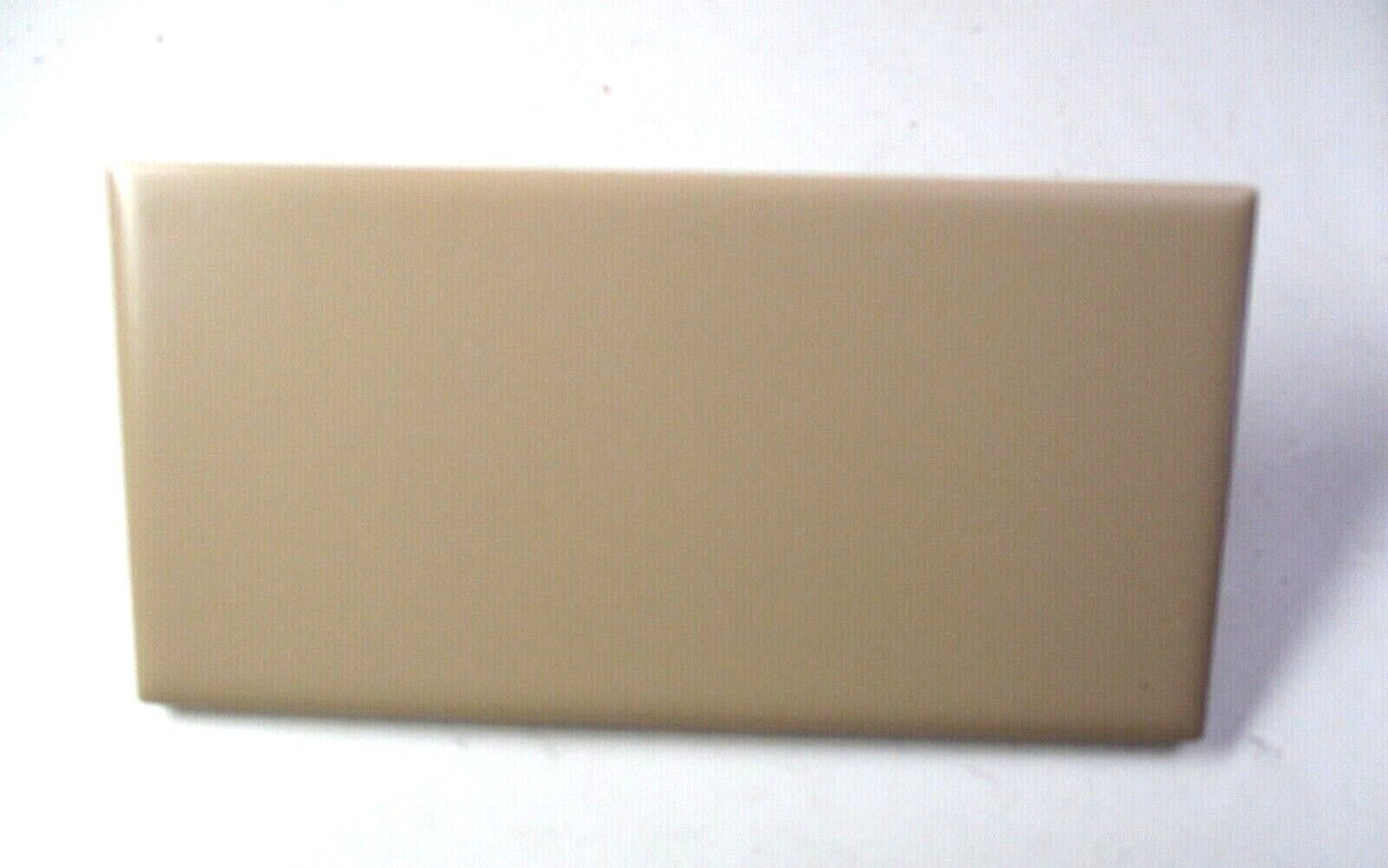 1 Tile Mexico Matte Latte Fawn Beige 6″ X 3″ Subway Rectangular Ceramic Wall Vtg