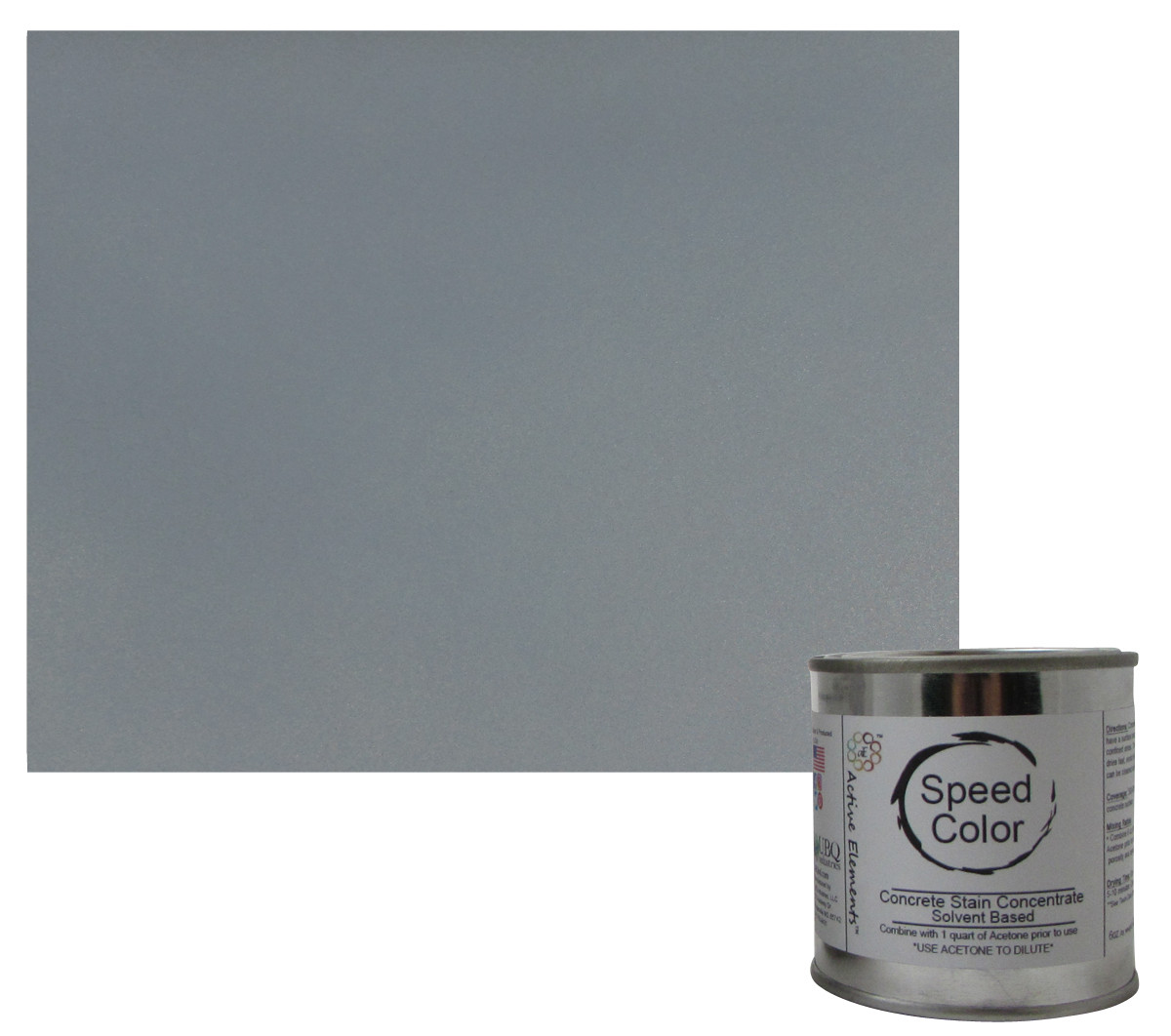 Fast Drying Concrete Stain-Professional-Easy to Use 400-600sq ft Storm Grey