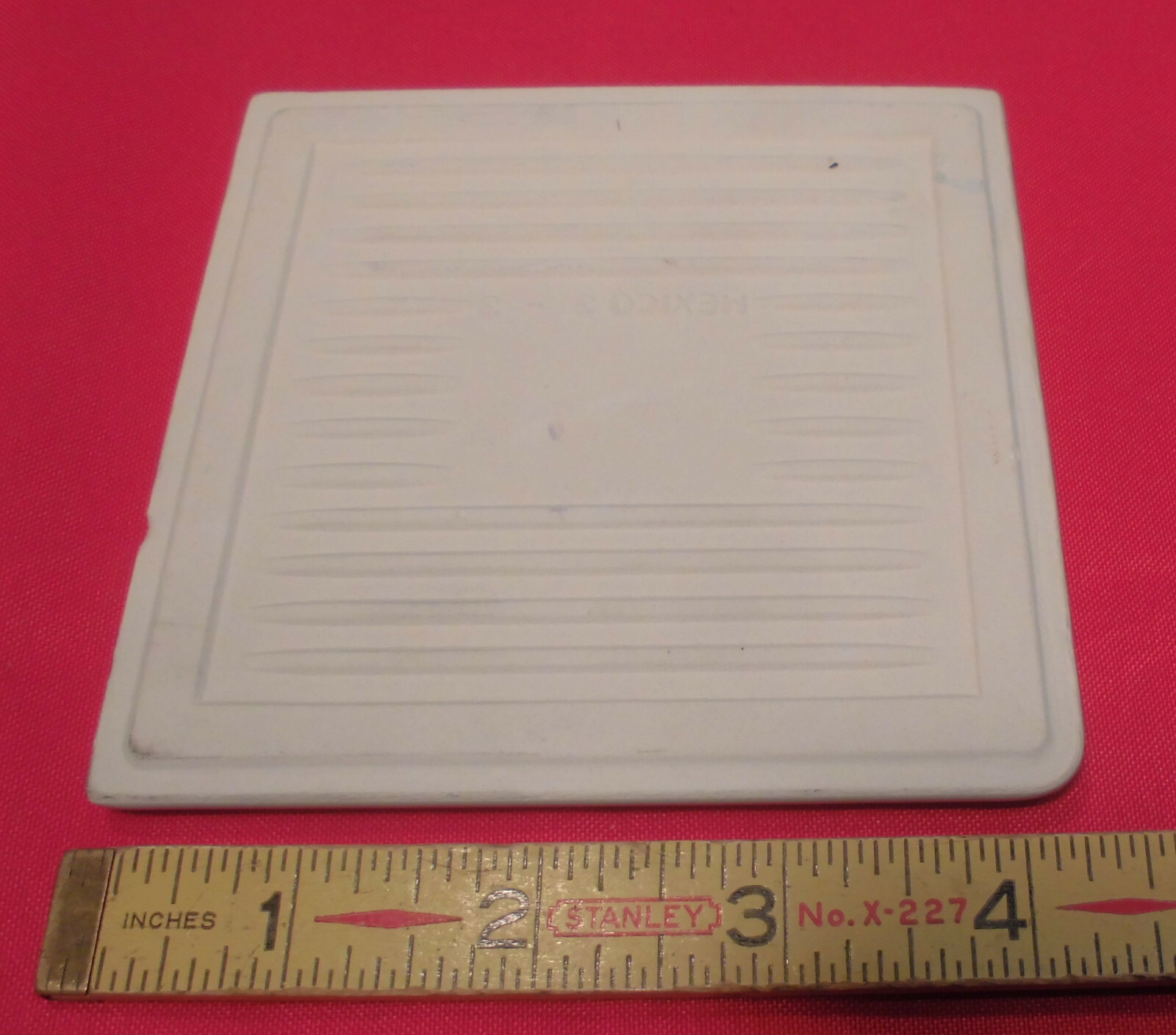 1 pc. *Ice White* Ceramic Tile Corner Bullnose by American Olean 4-1/4″ New