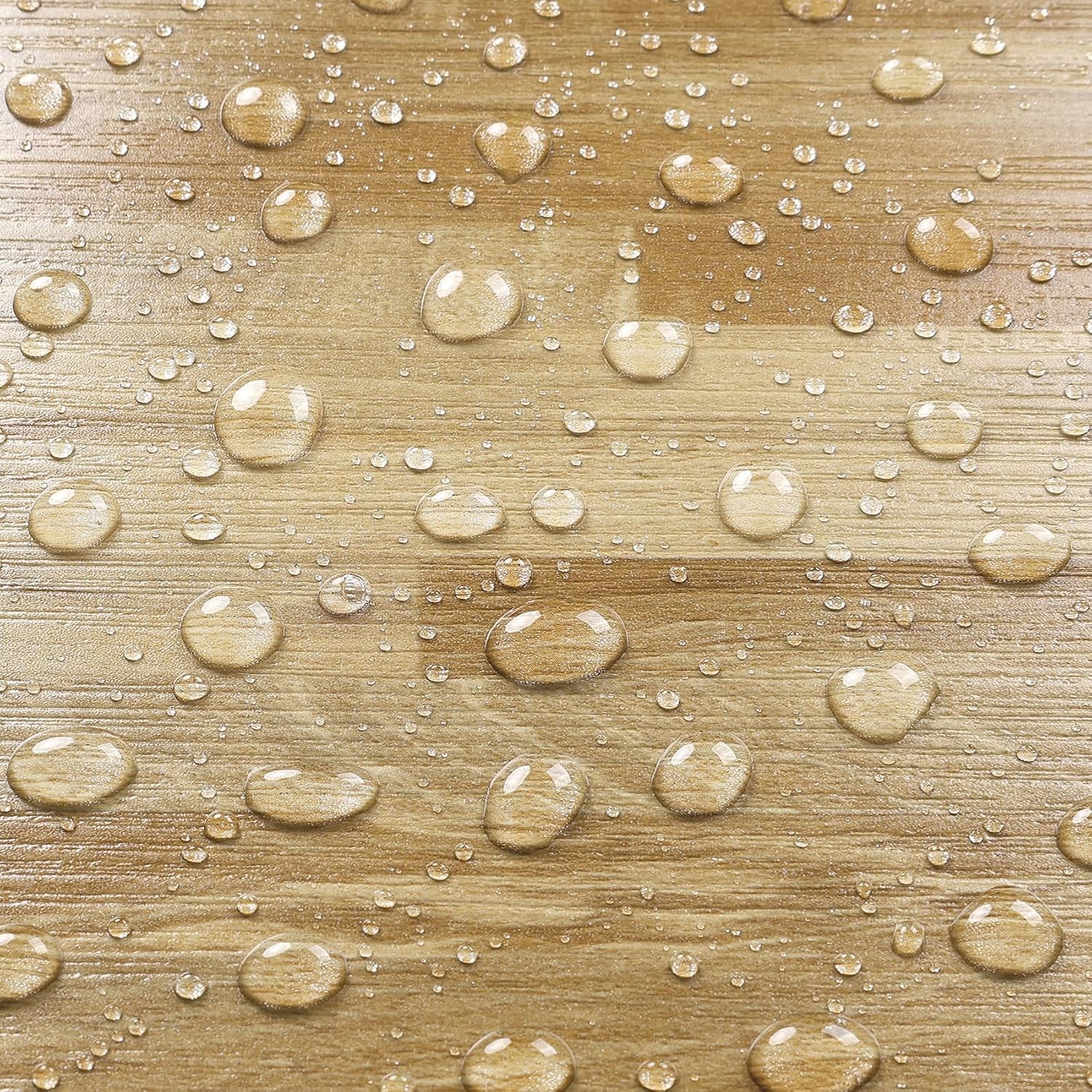 Light Brown Wood Flooring Planks Peel and Stick Floor Tile Wood Plank Beige T…