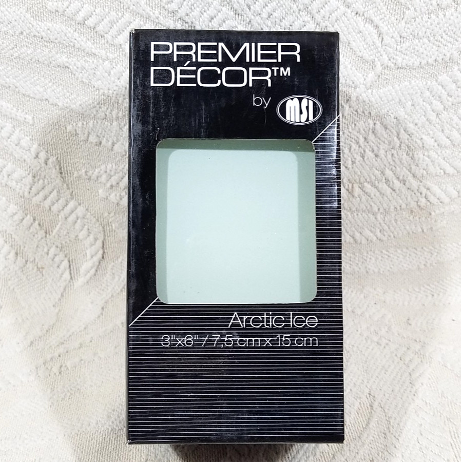 PREMIER DECOR by MSI ARCTIC ICE GLASS SUBWAY TILE 3X6 (8 TILES)